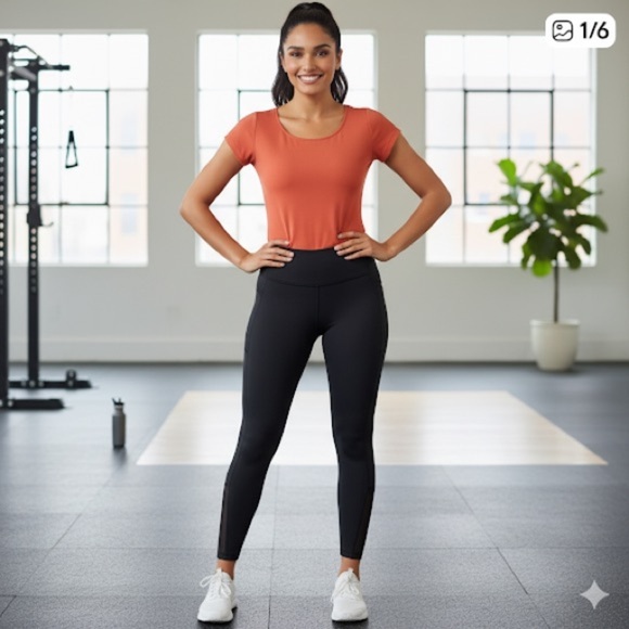 Free People Intimately Orange Top - Picture 1 of 7